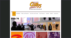 Desktop Screenshot of club75.de